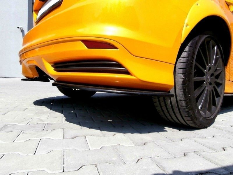 Maxton Heck Ansatz Flaps Diffusor für Ford Focus ST Mk3 Hatchback schwarz Hochglanz FO-FO-3-ST-RSD1-G