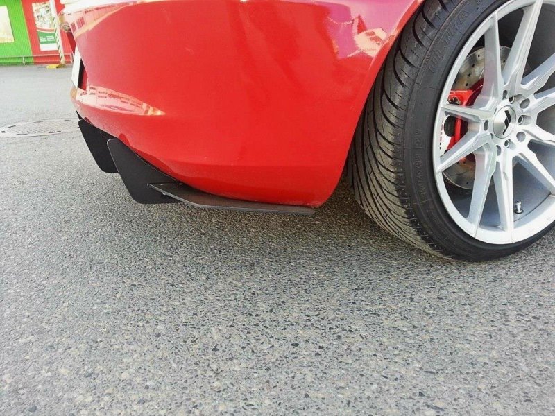 Maxton Diffusor Heck Ansatz für Heckschürze für Seat Leon Mk1 Cupra SE-LE-1-CU-CNC-RS1
