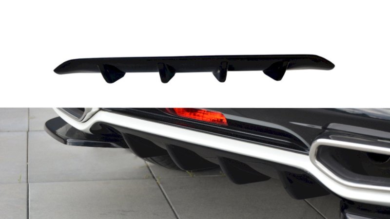 Maxton Diffusor Heck Ansatz für CITROEN DS5 schwarz Hochglanz CI-DS5-1/1F-RS1-G