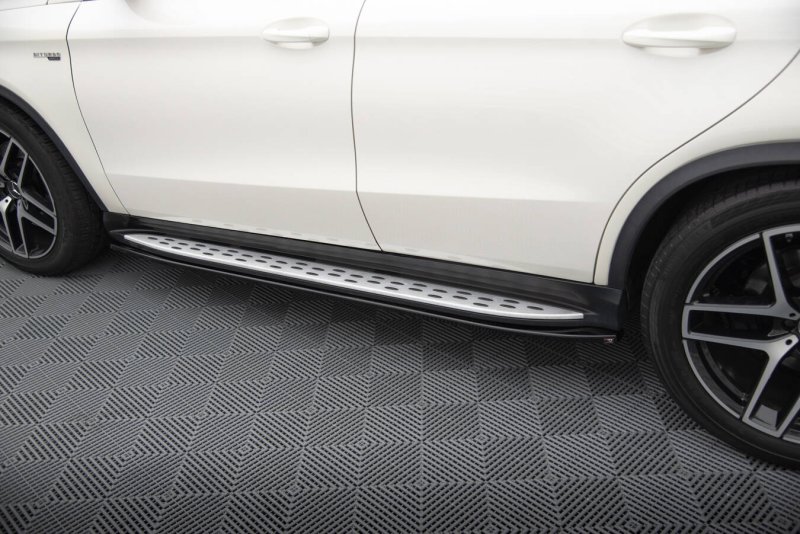 Maxton Seitenschweller Ansatz Mercedes-Benz GLE Coupe 43 AMG / AMG-Line C292 schwarz Hochglanz ME-GLE-C292-AMGLINE-SD1-G