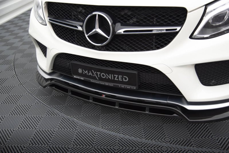 Maxton Front Ansatz V.2 Mercedes-Benz GLE Coupe 43 AMG / AMG-Line C292 schwarz Hochglanz ME-GLE-C292-AMGLINE-FD2G+FD2R-G