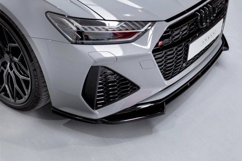 Maxton Front Ansatz V.1 für Audi RS6 C8 / RS7 C8 schwarz Hochglanz AU-RS6-C8-FD1-G