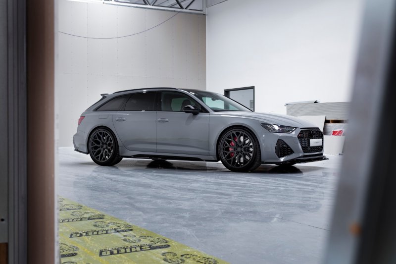 Maxton Seitenschweller Ansatz für V.2 für Audi RS6 C8 / RS7 C8 schwarz Hochglanz AU-RS6-C8-SD2-G