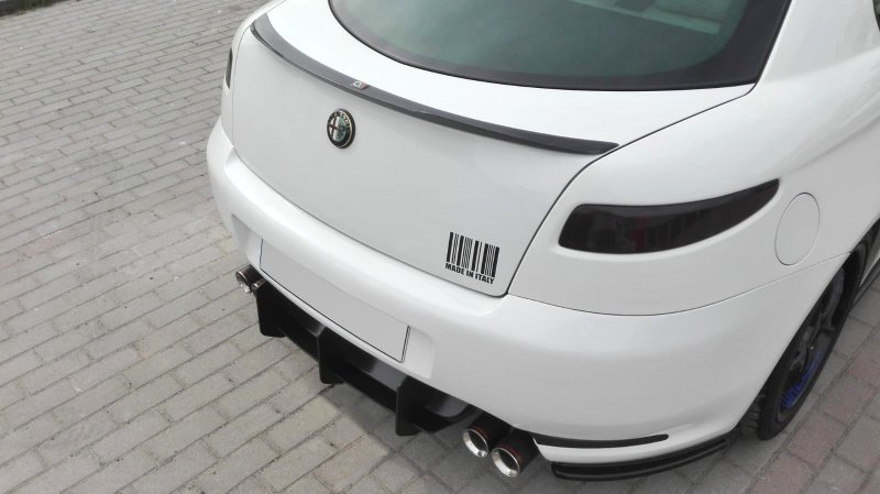 Maxton Diffusor Heck Ansatz für Heckschürze für ALFA ROMEO GT AL-GT-CNC-RS1