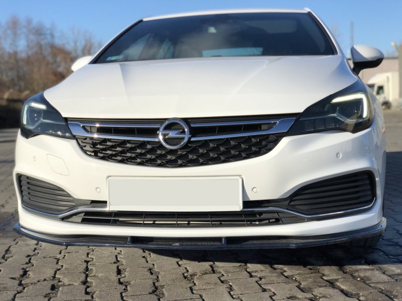 Preview: Maxton Front Ansatz V.1 für OPEL ASTRA K OPC-LINE schwarz Hochglanz OP-AS-5-OPCLINE-FD1-G