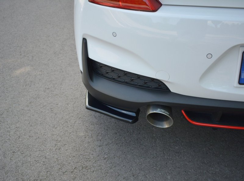 Maxton Heck Ansatz Flaps Diffusor für HYUNDAI I30 Mk3 N  schwarz Hochglanz HY-I30-3-N-RSD1-G