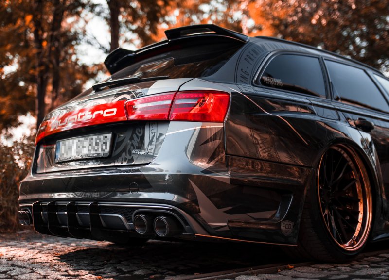 Maxton Spoiler Audi S6 / A6 S-Line C7 / C7 FL Avant AU-S6-C7-AV-H1