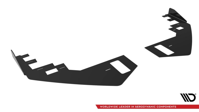 Maxton Front Flaps VW Jetta GLI Mk7 schwarz Hochglanz VWJE7GLICNC-FSF1-G