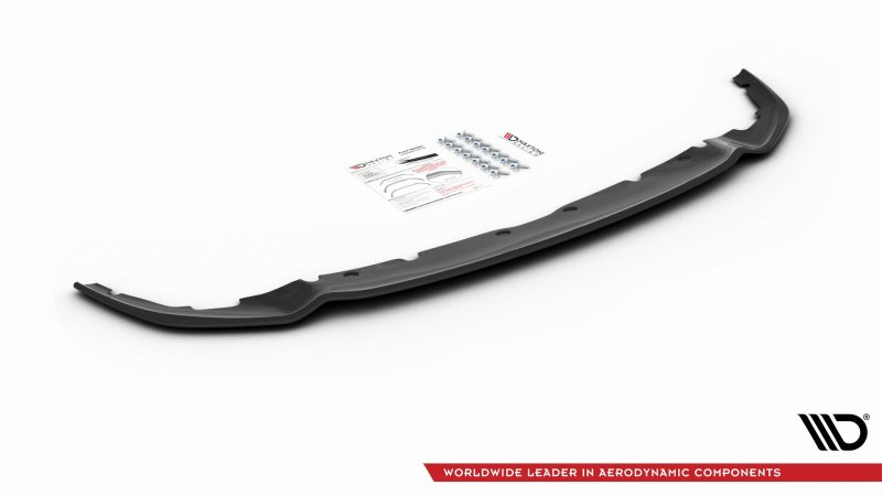 Maxton Front Ansatz V.4 für BMW 1er F40 M-Paket/ M135i  schwarz Hochglanz BM-1-40-MPACK-FD4-G