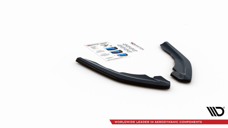 Maxton Heck Ansatz Flaps Diffusor V.2 für BMW M2 F87 schwarz Hochglanz BM-2-87-M-RSD2-G