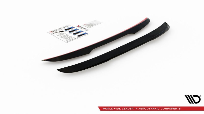 Maxton Spoiler CAP für Volvo V90 Mk2 schwarz Hochglanz VO-V90-2-CAP1-G