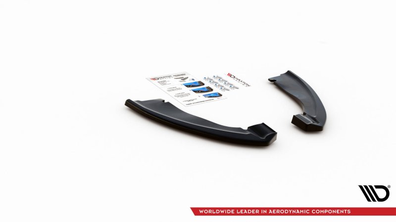 Maxton Heck Ansatz Flaps Diffusor für BMW X5 M F15 schwarz Hochglanz BM-X5M-15-RSD1-G