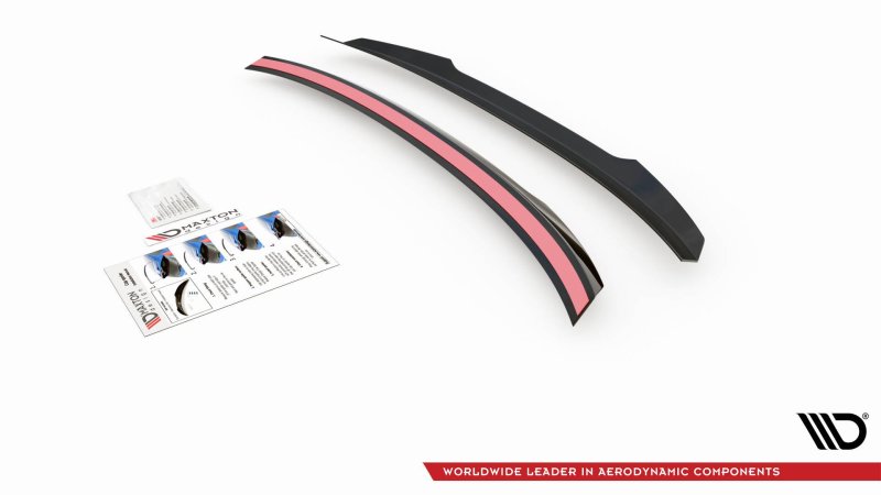 Preview: Maxton Spoiler CAP für Peugeot 508 Limousine Mk2 schwarz Hochglanz PE-508-2-CAP1-G