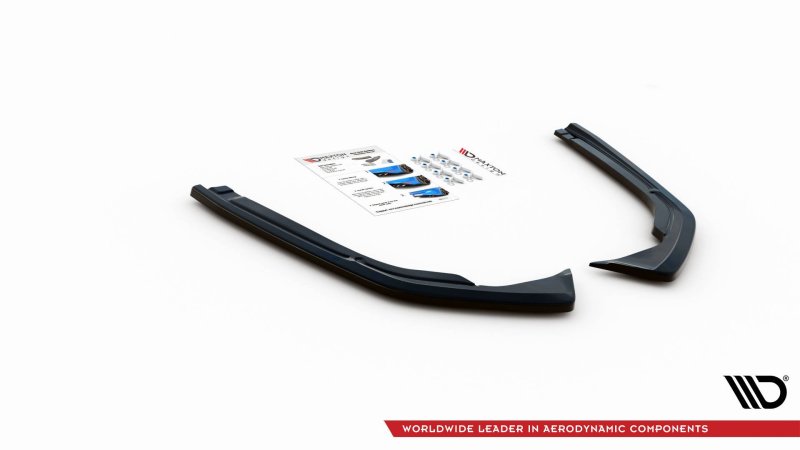 Maxton Heck Ansatz Flaps Diffusor für Volkswagen Arteon R-Line Facelift schwarz Hochglanz VW-AR-1F-RLINE-RSD1-G