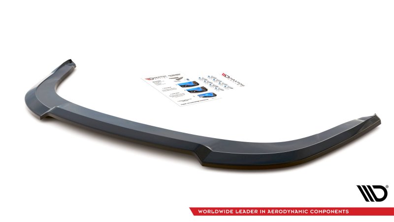 Maxton Mittlerer Diffusor Heck Ansatz für Skoda Kodiaq Mk1 Facelift schwarz Hochglanz SK-KO-1F-RD1-G