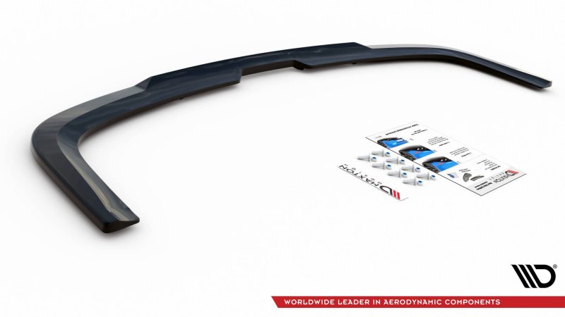 Maxton Mittlerer Diffusor Heck Ansatz DTM Look für Volkswagen Caddy Mk. 4 schwarz Hochglanz VW-CA-4-RD1G+RD2-G