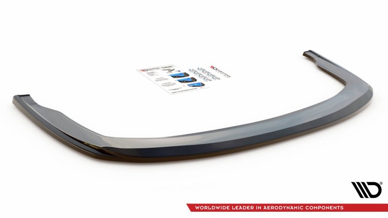 Maxton Mittlerer Diffusor Heck Ansatz für Honda Civic Tourer Mk9 schwarz Hochglanz HO-CI-9-K-RD1-G
