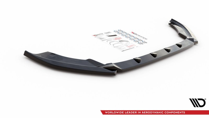 Maxton Front Ansatz V.2 für Seat Ibiza FR/ Standard Mk5 schwarz Hochglanz SE-IB-5-FD2-G