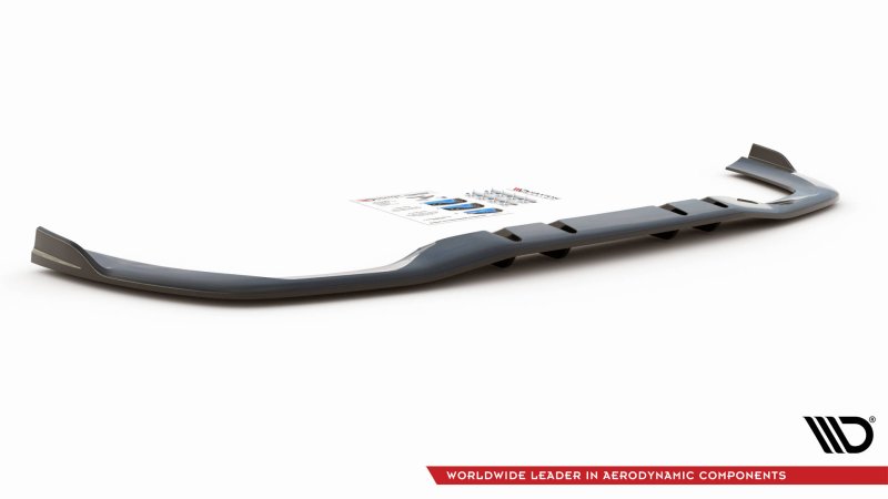Maxton Mittlerer Diffusor Heck Ansatz DTM Look für V.2 Mercedes A 35 AMG Limousine V177 schwarz Hochglanz ME-A-177-35-S-RD3G+RD4-G