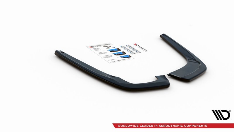 Maxton Heck Ansatz Flaps Diffusor für Seat Leon FR ST Mk4 schwarz Hochglanz SE-LE-4-FR-ST-RSD1-G