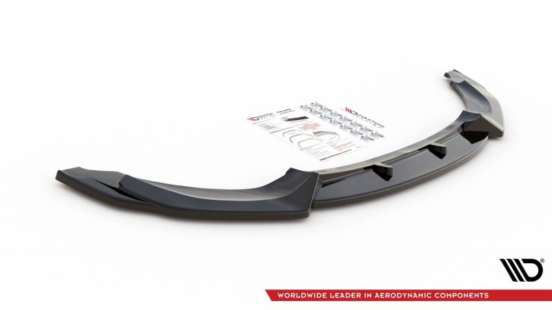 Maxton Front Ansatz für BMW M4 F82 schwarz Hochglanz BM-4-82-M-FD1-G