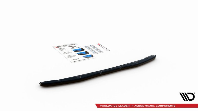 Maxton Mittlerer Diffusor Heck Ansatz für BMW 4er M-Paket G22 schwarz Hochglanz BM-4-G22-MPACK-RD1-G