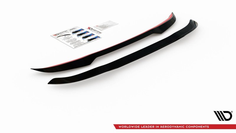 Maxton Spoiler CAP für BMW X7 M G07 schwarz Hochglanz BM-X7-07-M-CAP1-G