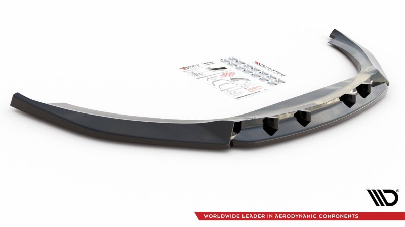 Maxton Front Ansatz V.2 für Maserati Ghibli Mk3 schwarz Hochglanz MA-GH-1-FD2-G