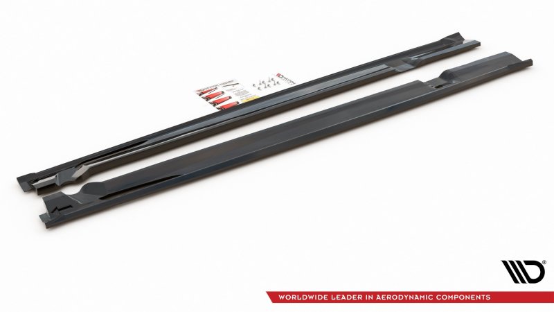 Maxton Seitenschweller Ansatz für Mercedes-AMG GT 63S 4-Door Coupe schwarz Hochglanz ME-GT-4D-AMG-SD1-G