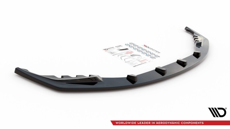 Maxton Front Ansatz V.1 für BMW M4 G82 schwarz Hochglanz BM-4-G82-M-FD1-G