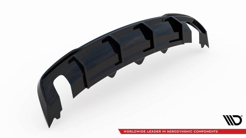 Maxton Diffusor Heck Ansatz Audi A5 8T Facelift (Version mit Einzelauspuff auf beiden Seiten) AU-A5-1F-RS1GO_O
