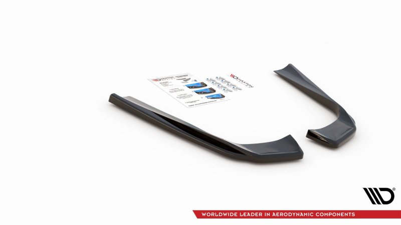 Maxton Heck Ansatz Flaps Diffusor für Mercedes-AMG E53 Coupe C238 schwarz Hochglanz ME-E-213-53-C-RSD1-G