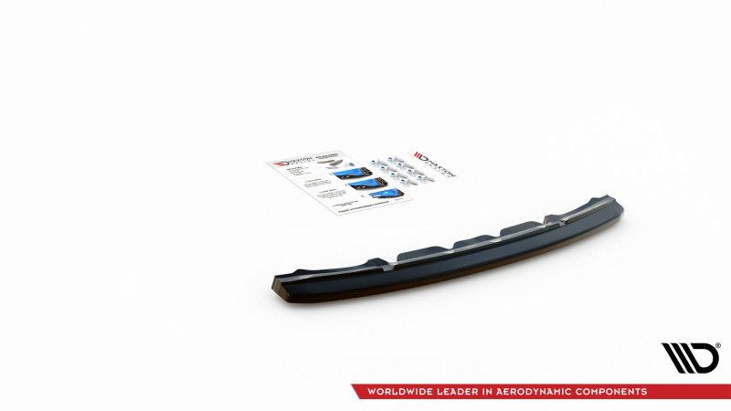 Maxton Mittlerer Diffusor Heck Ansatz für BMW Z4 M-Paket G29 schwarz Hochglanz BM-Z4-29-MPACK-RD1-G
