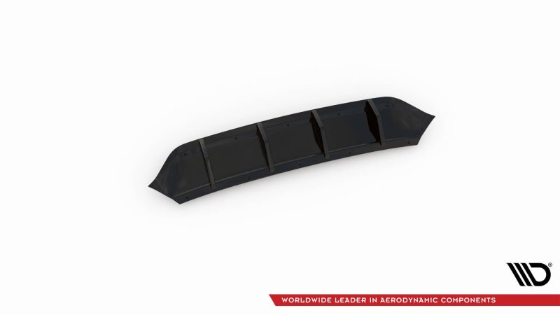 Maxton Diffusor Heck Ansatz für Volkswagen Arteon R-Line Facelift schwarz Hochglanz VW-AR-1F-RLINE-RS1-G