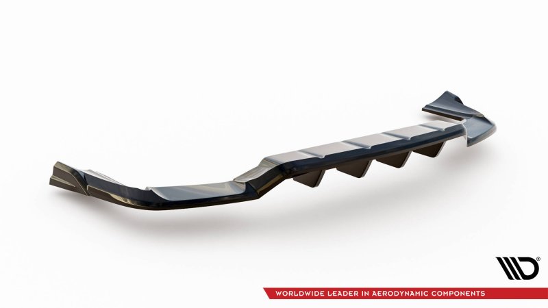Maxton Mittlerer Cup Diffusor Heck Ansatz Porsche Cayenne Coupe Mk3 schwarz Hochglanz PO-CAY-3-C-RD1G+RD2-G