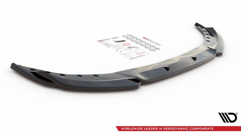 Maxton Front Ansatz V.2 für BMW 3er G20 / G21 schwarz Hochglanz BM-3-20-FD2-G