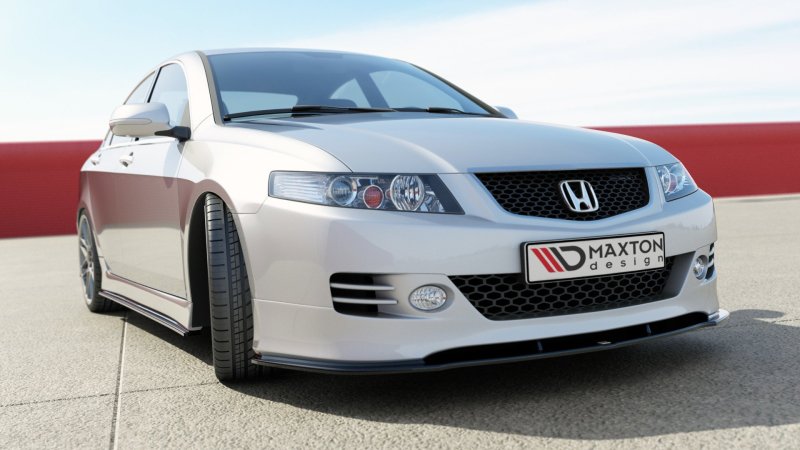 Preview: Maxton Front Ansatz für HONDA ACCORD VII TYPE-S schwarz Hochglanz HO-AC-7-TYPE-S-FD1-G
