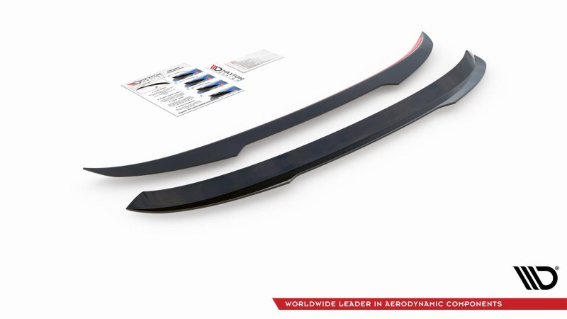 Maxton Spoiler CAP für Seat Leon FR Hatchback Mk4 schwarz Hochglanz SE-LE-4-FR-CAP1-G