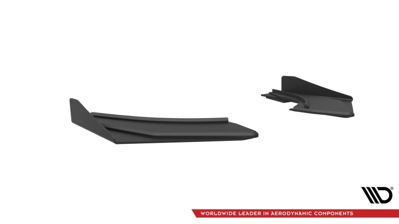 Maxton Street Pro Heck Ansatz Flaps Diffusor + Flaps Audi S3 Limousine 8V schwarz Hochglanz AUS33SCNC-RSD1BRB+RSF1-G