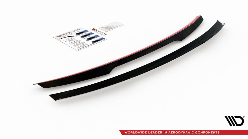 Maxton Spoiler CAP für Skoda Octavia Mk3 Facelift schwarz Hochglanz SK-OC-3F-CAP1-G