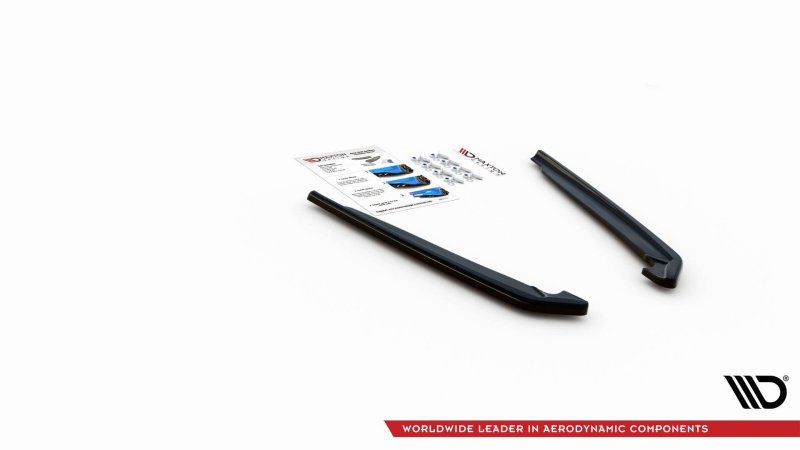 Maxton Heck Ansatz Flaps Diffusor für BMW 5er G30 Facelift M-Paket schwarz Hochglanz BM-5-G30F-MPACK-RSD1-G