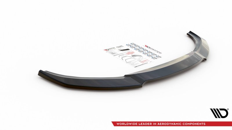 Maxton Front Ansatz V.1 für BMW 1er F20 schwarz Hochglanz BM-1-F20-FD1-G