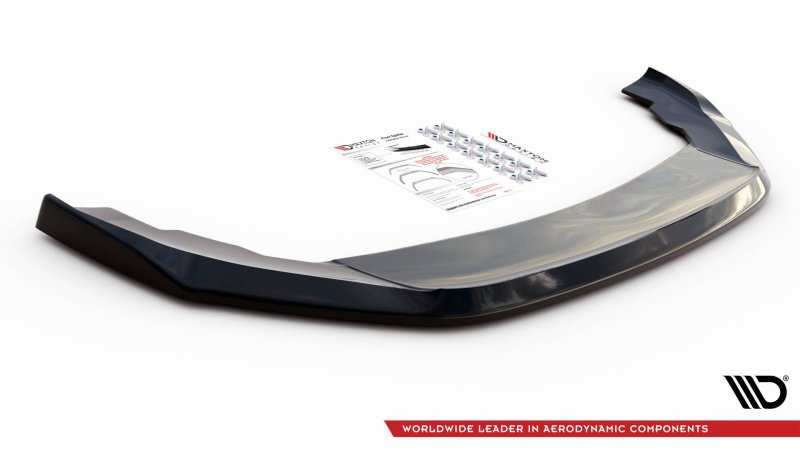 Maxton Front Ansatz V.3 für Seat Leon FR Mk4 schwarz Hochglanz SE-LE-4-FR-FD3-G
