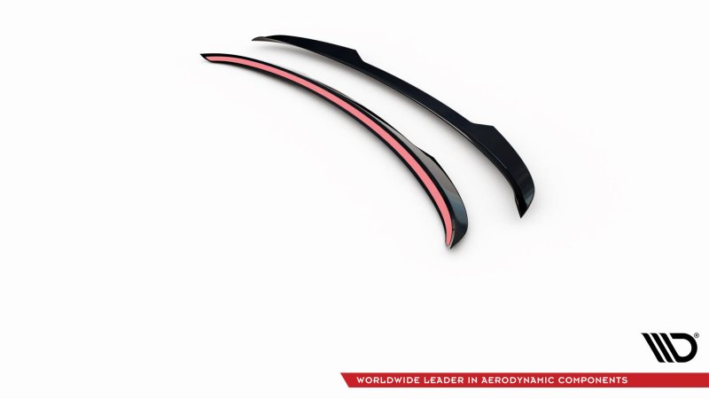 Maxton Spoiler CAP Abrisskante V.2 Audi A6 Avant C7 schwarz Hochglanz AU-A6-C7-AV-CAP2-G