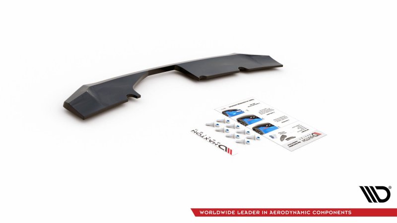 Maxton Mittlerer Diffusor Heck Ansatz für Audi RS6 C8 / RS7 C8 schwarz Hochglanz AU-RS6-C8-RD1-G