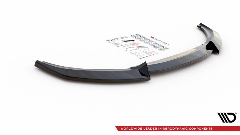 Maxton Front Ansatz V.2 für BMW 1er F20 schwarz Hochglanz BM-1-F20-FD2-G