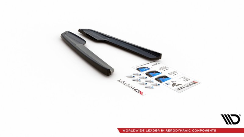 Maxton Heck Ansatz Flaps Diffusor V.1 für Audi RS6 C8 / RS7 C8 schwarz Hochglanz AU-RS6-C8-RSD1-G