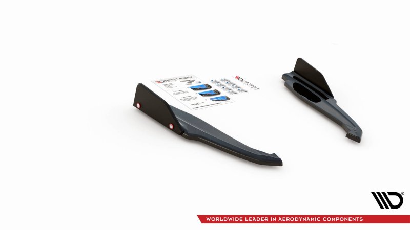 Maxton Heck Ansatz Flaps Diffusor +Flaps für V.1 BMW M8 Gran Coupe F93 BM-M8-G16-GC-RSD1G+RS
