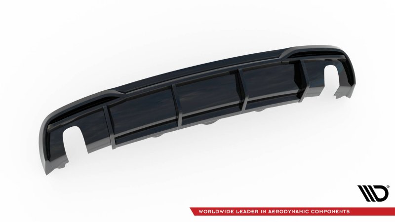 Maxton Diffusor Heck Ansatz Audi A5 8T Facelift (Version mit Einzelauspuff auf beiden Seiten) AU-A5-1F-RS1GO_O