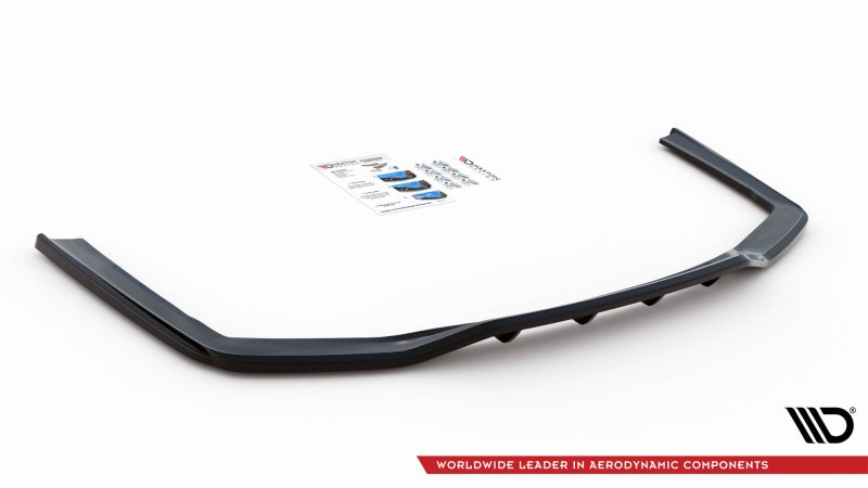 Maxton Mittlerer Diffusor Heck Ansatz DTM Look für BMW 7 M-Paket G11 Facelift schwarz Hochglanz BM-7-11F-MPACK-RD1G+RD2-G